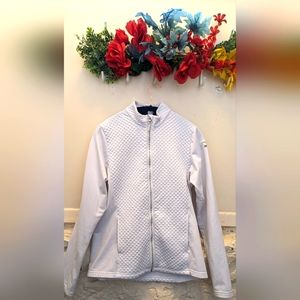 White athletic jacket